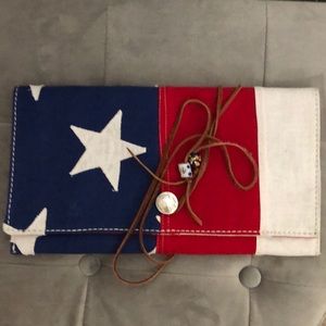 Totem Vintage American Flag Clutch